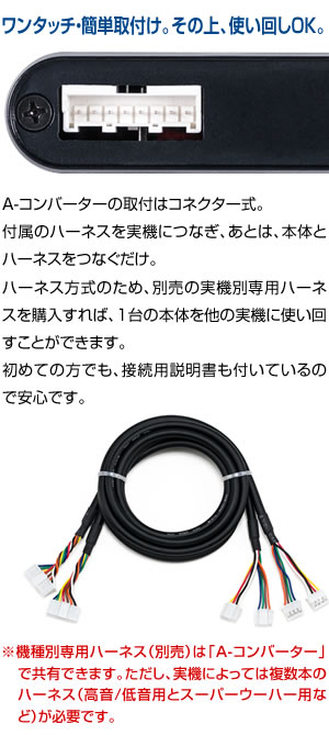 Aーコンバーター 4ch イヤホンコンバーター スロット 実機