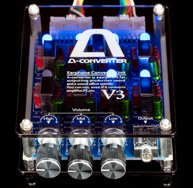 A-コンバーターV3 【8ch】 高音・中音・低音を個別で調節 視覚と