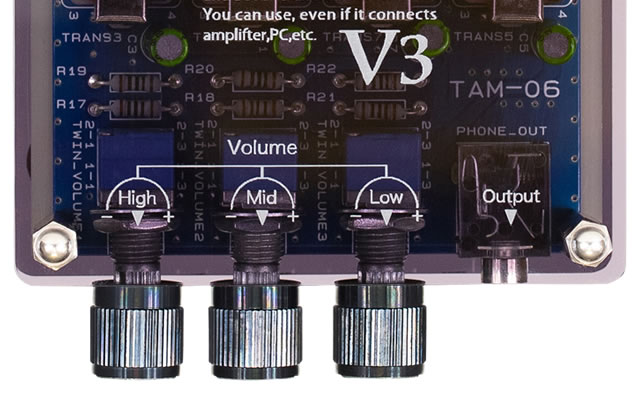 A-コンバーターV3 【8ch】 高音・中音・低音を個別で調節 視覚と聴覚で