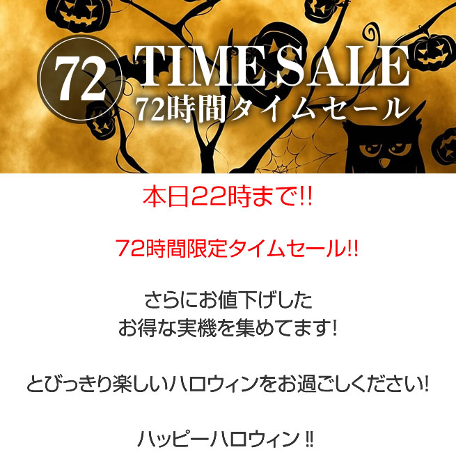 〔2017/11/1〕本日22時タイムセール終了！残り116台です！