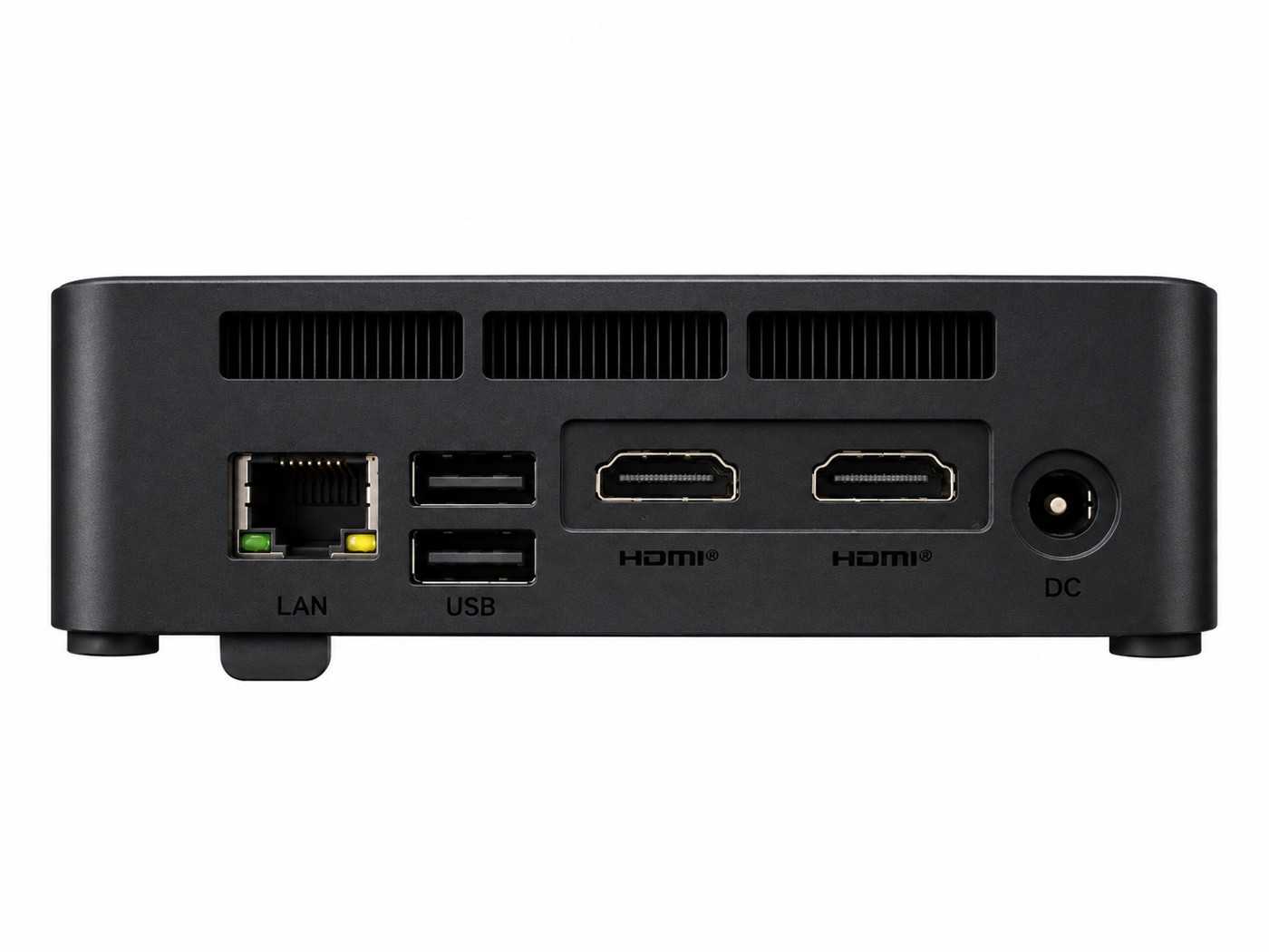専用ミニ PC の背面