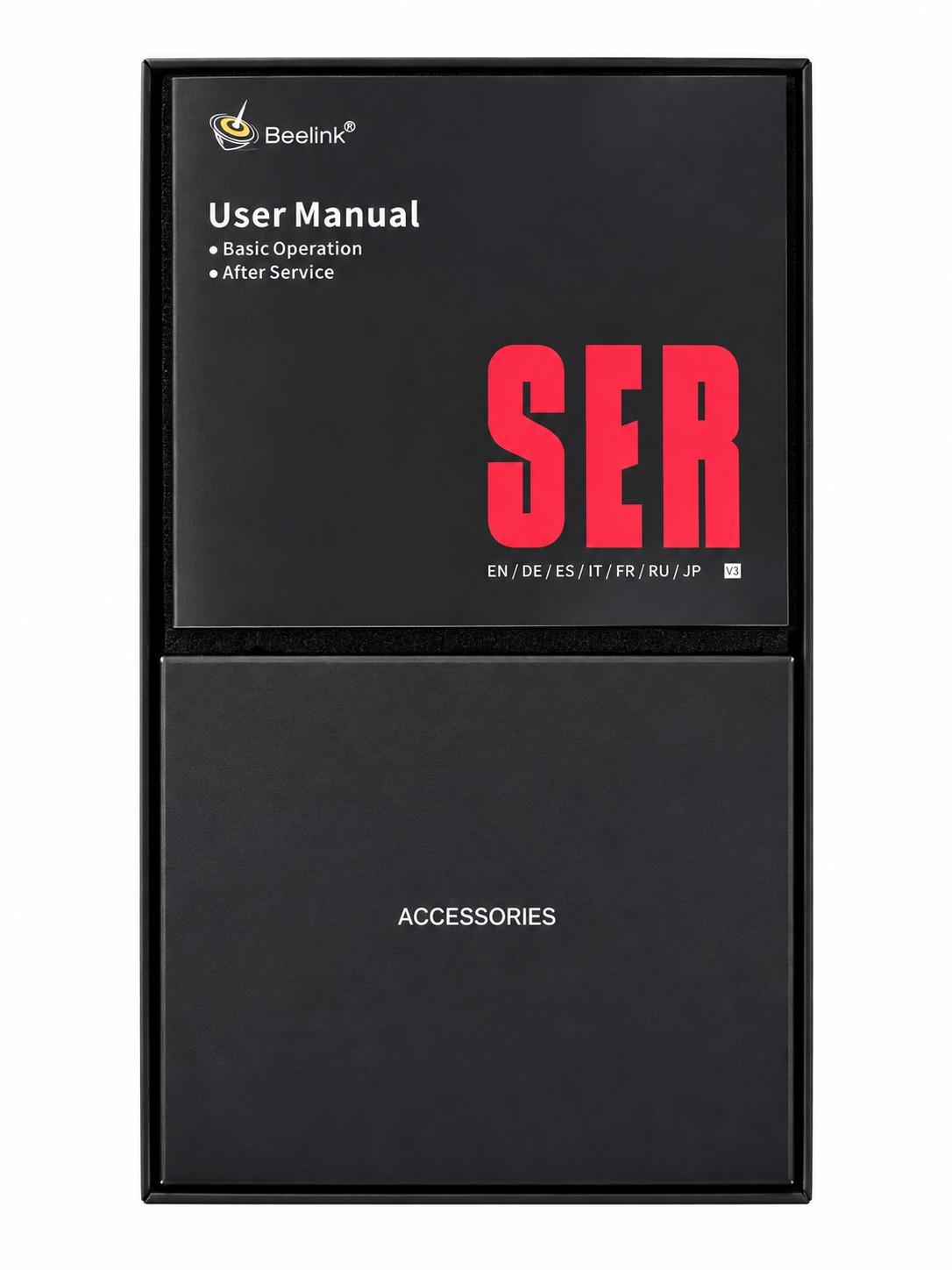 説明書と付属品の箱
